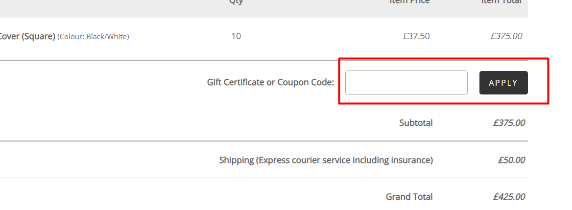 How do I use my Prestwick Golf Club Professional Shop coupon code?