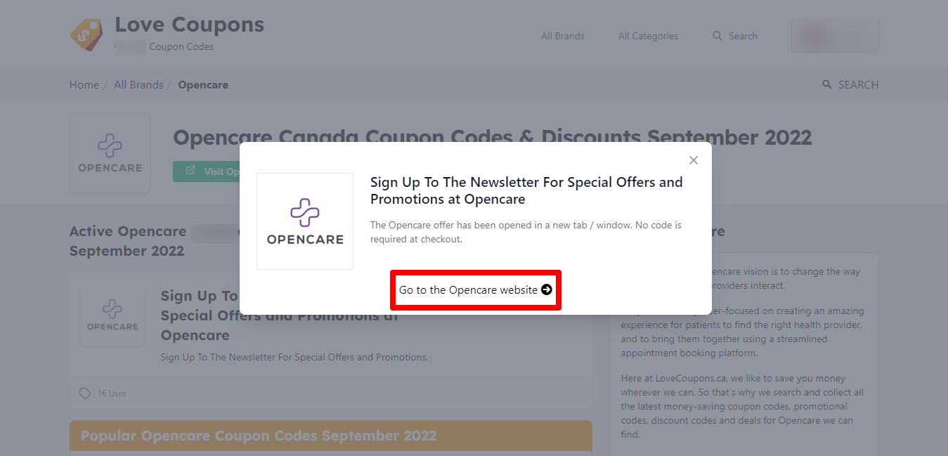 How Do I Use My Opencare Promo Code?