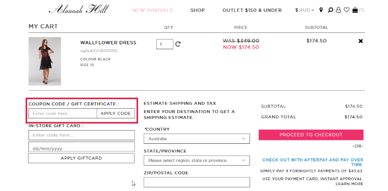 Alannah Hill Coupon Codes for March 2024