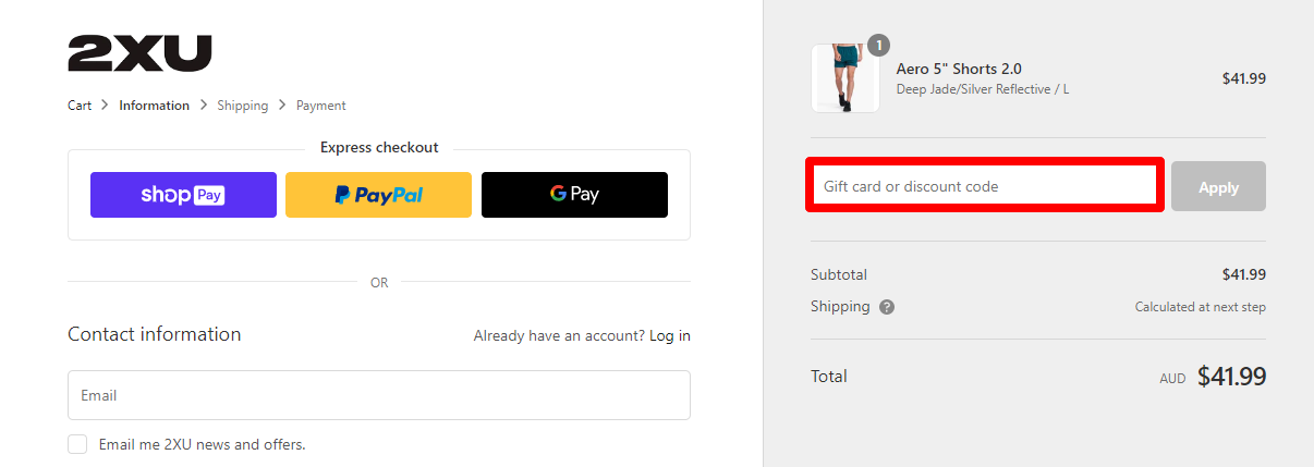 2xu discount code