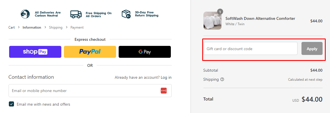How do I use my Warmkiss discount code?
