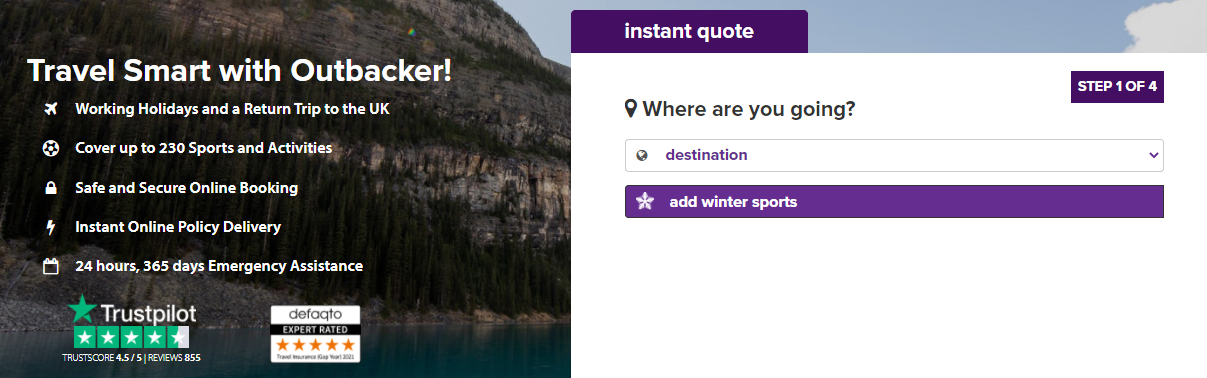 About Outbacker Insurance Homepage