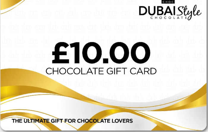 Gift your loved ones with a DXB CHOC gift card