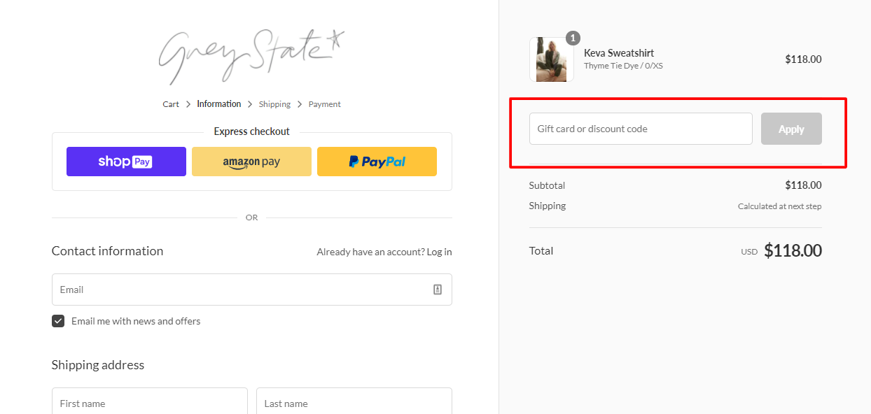 How Do I Use My Grey State Promo Code?