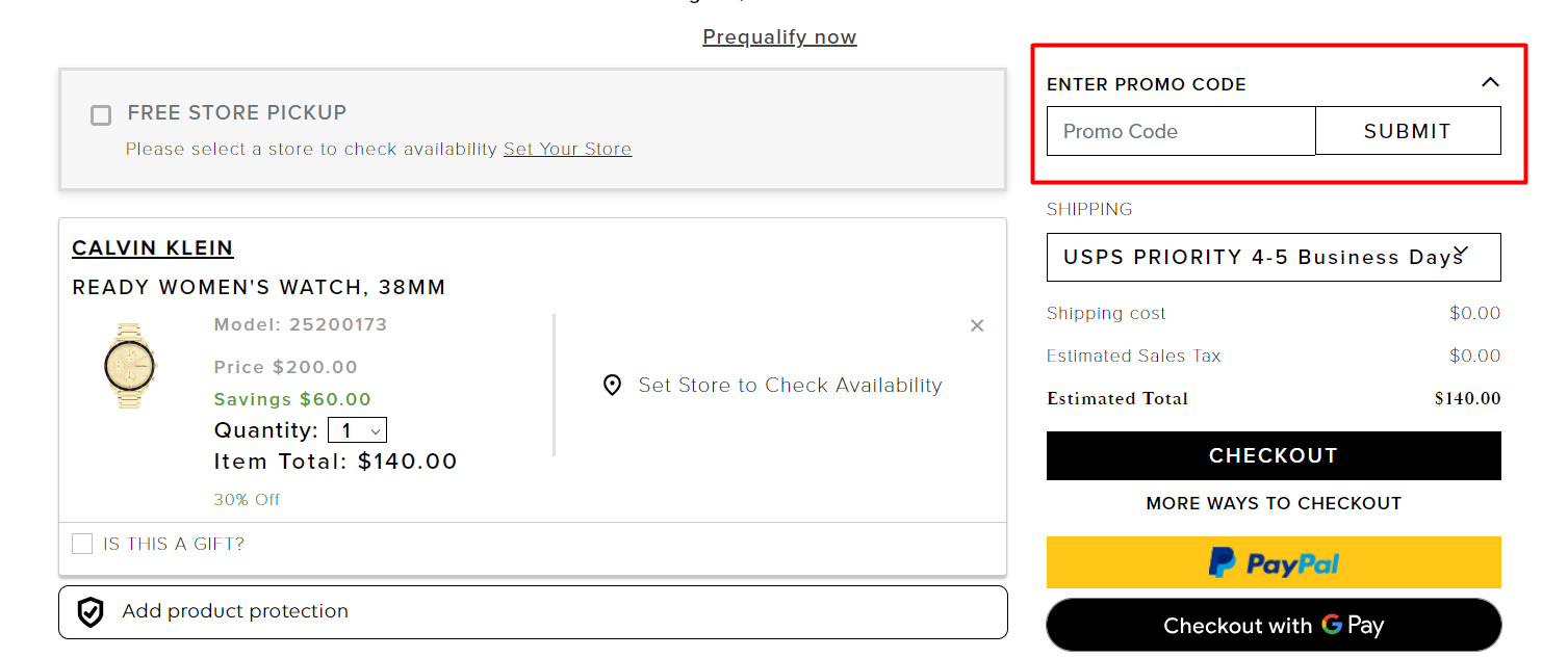 How do I use my Movado Company Store promo code?