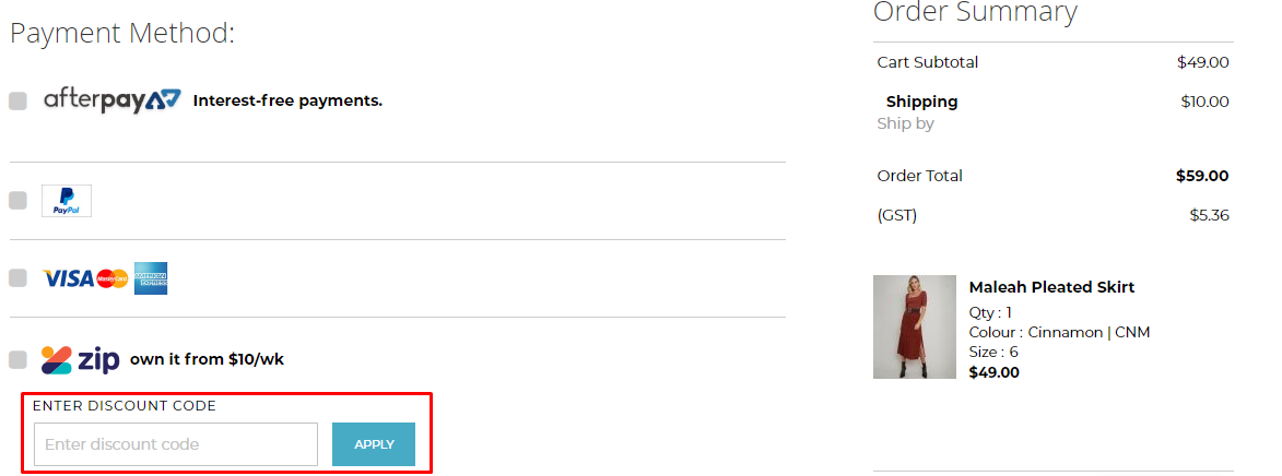 How do I use my Forcast discount code?
