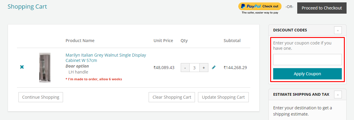 How do I use my Chic Paradis coupon code?