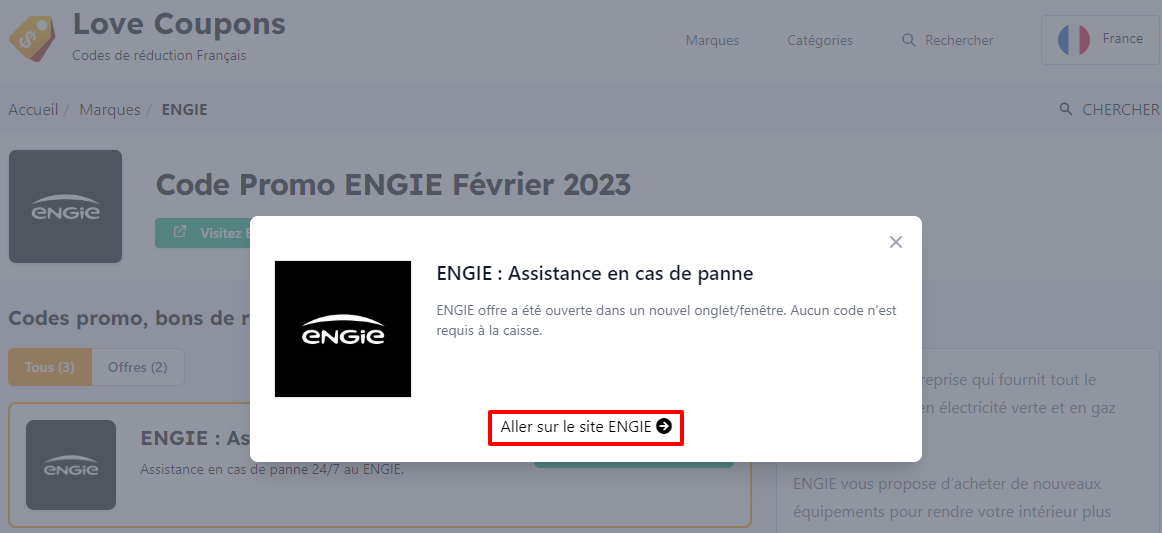 Code promo