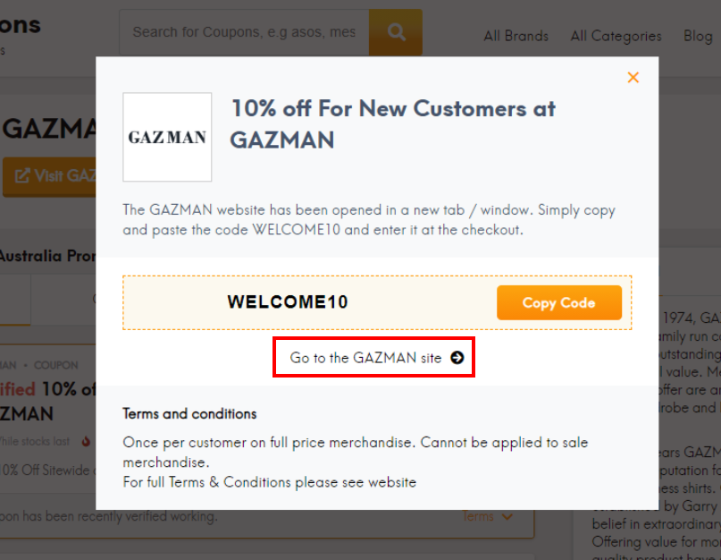 go to GAZMAN site