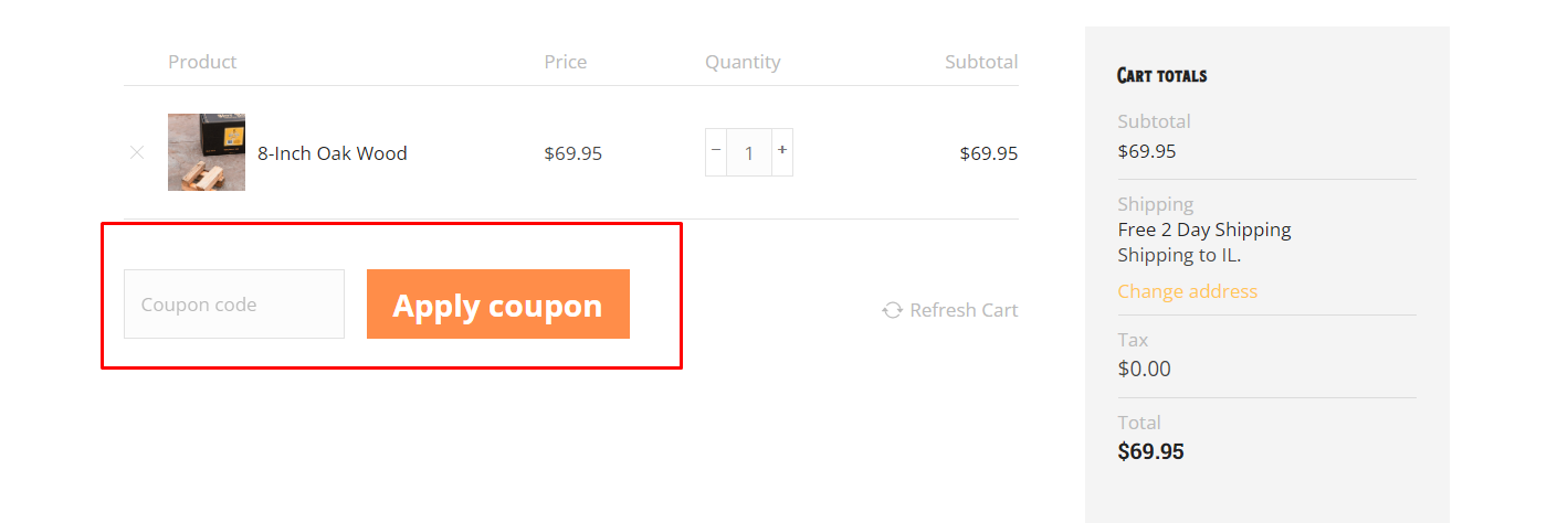 How do I use my Hot Box discount code?