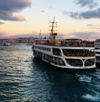 A-Ferry-Boat-on-the-Bosporus-Strait-