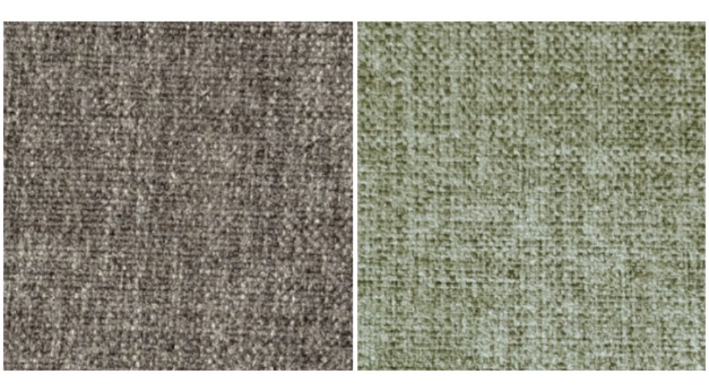 Two Harbour Lifestyle fabric samples for cushions and upholstery