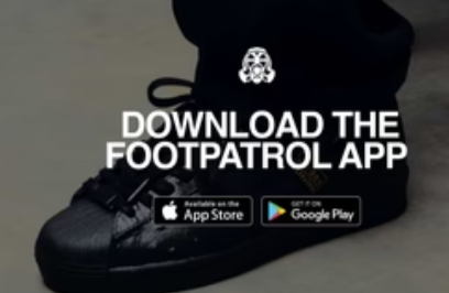 Footpatrol app to download
