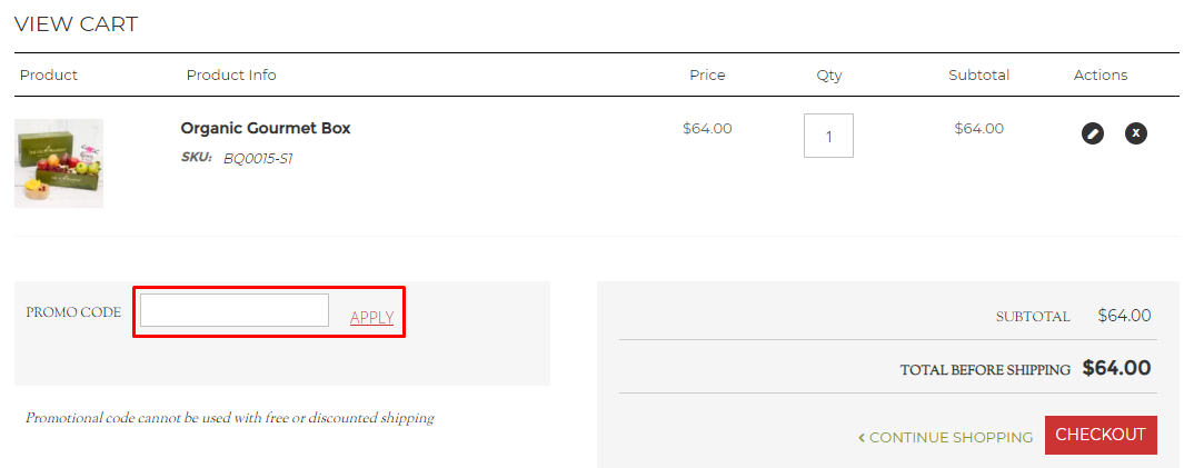 How do I use my The Fruit Company promo code?