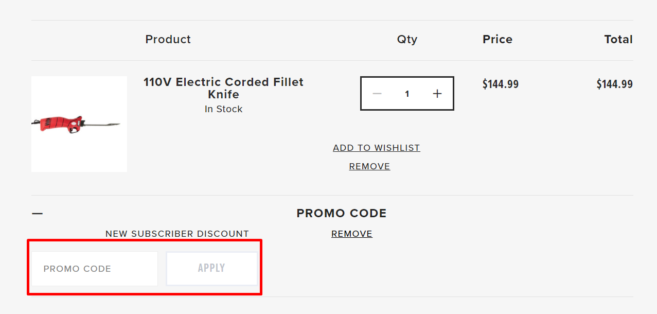 How do I use my Bubba promo code?