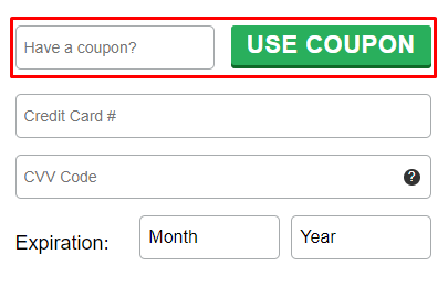 How do I use my Surge coupon code?