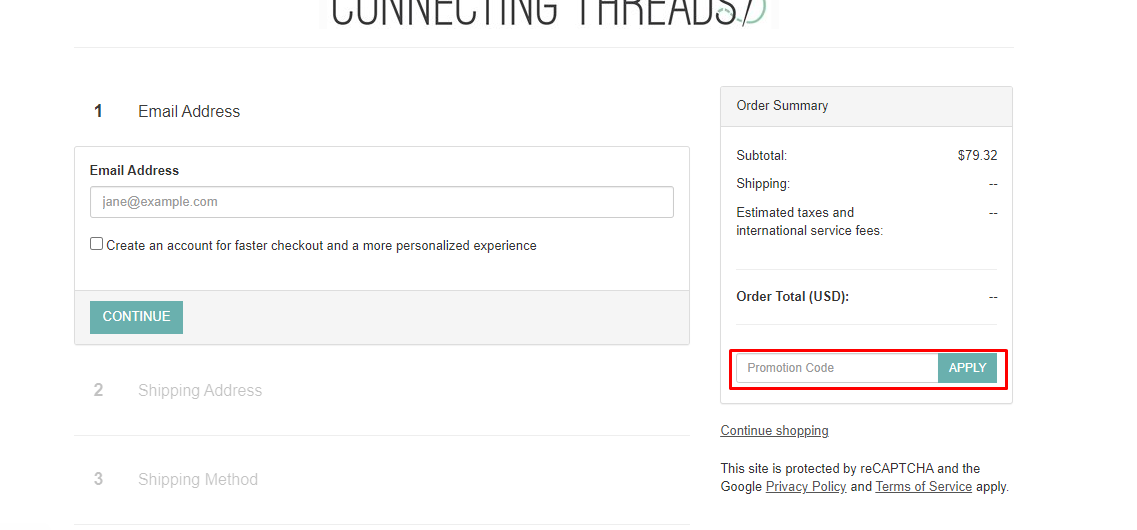 Connecting Threads Discount Code July 2024