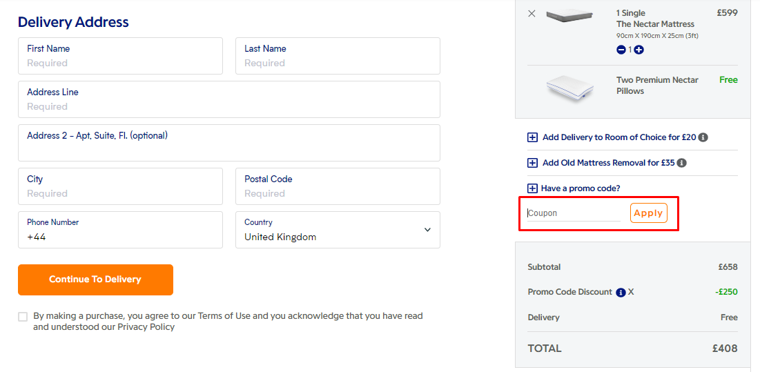Nectar Sleep Voucher & Discount Codes January 2021