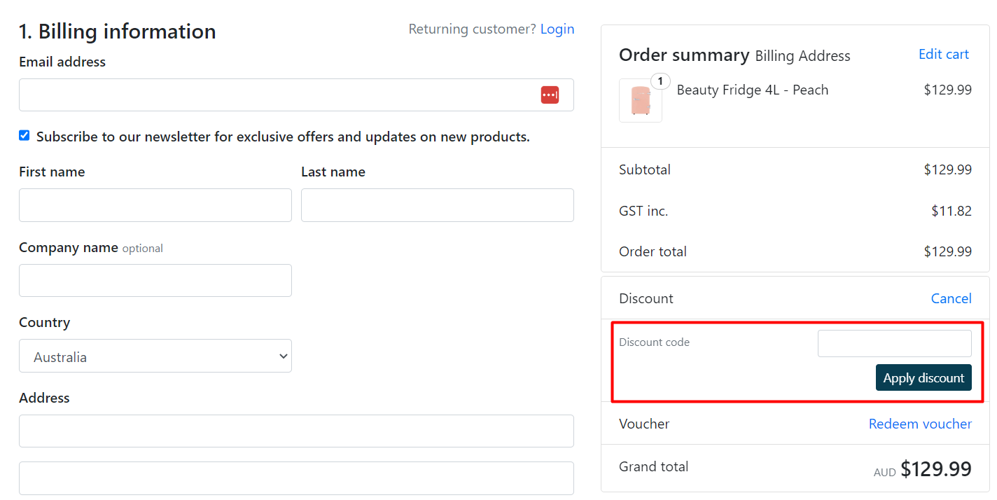 How do I use my On Trend Beauty discount code?