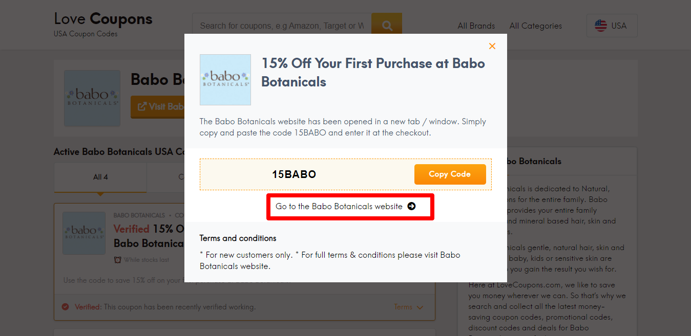 Babo Botanical website