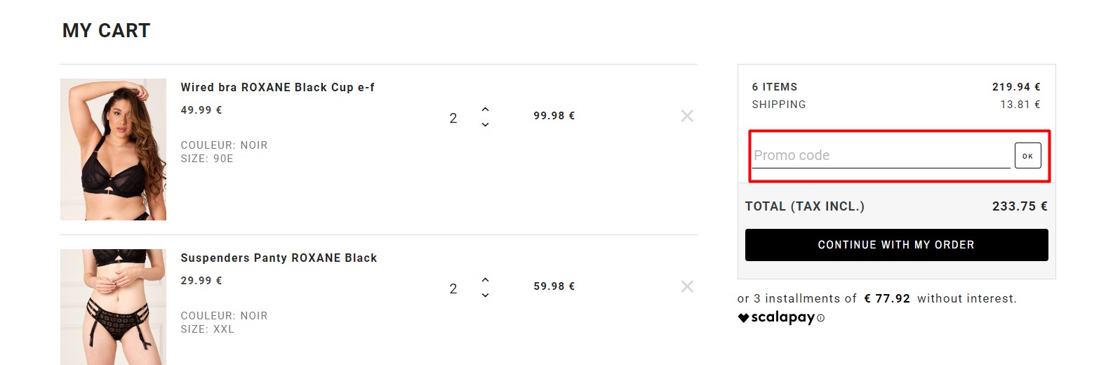 How do I use my Valege promo code?