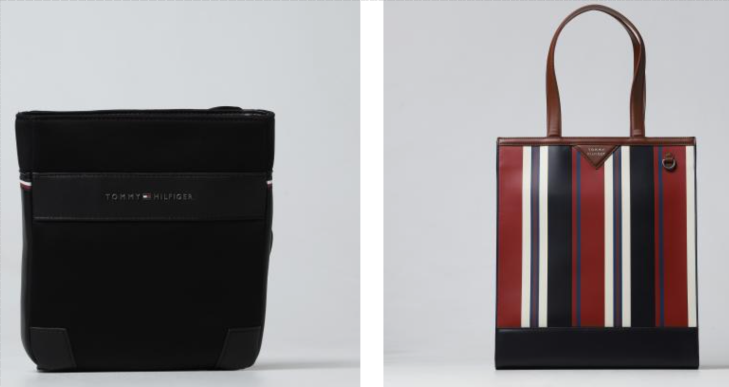 Zwei Marken-Taschen von der Giglio Website in unterschiedlichen Farbrichtungen