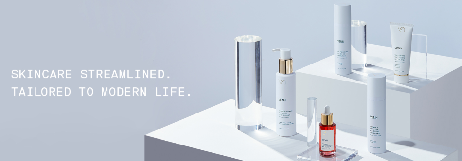 About VENN Skincare homepage