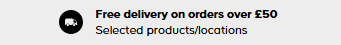The free delivery logo from the B&Q Tradepoint website