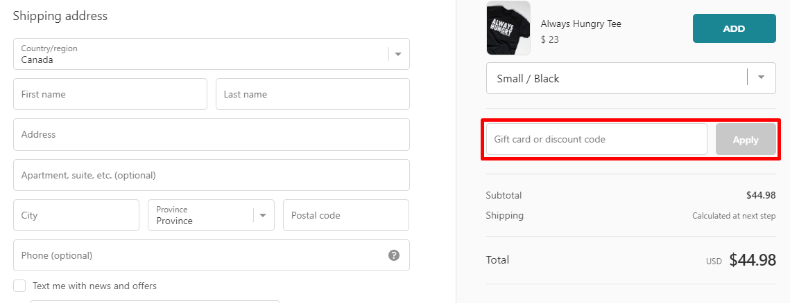 How do I use my Feed Me Fight Me discount code?