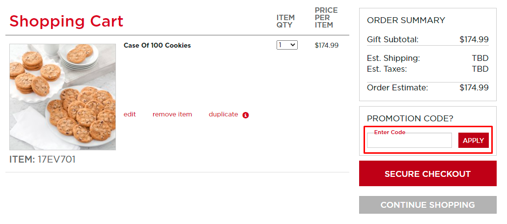 How do I use my Mrs. Fields promotion code?