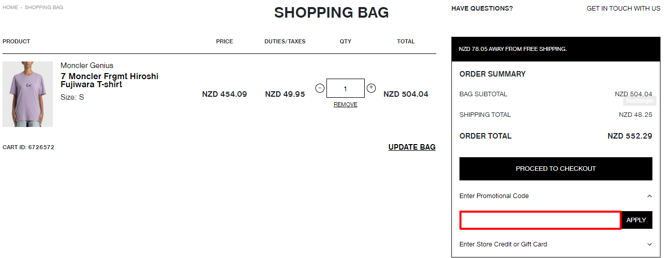 HBX promo code NZ