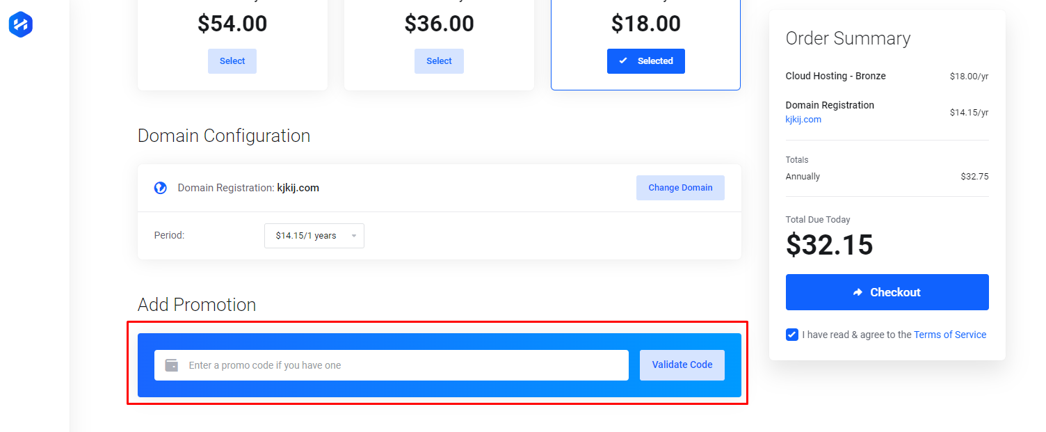 How do I use my Hostkicker discount code?