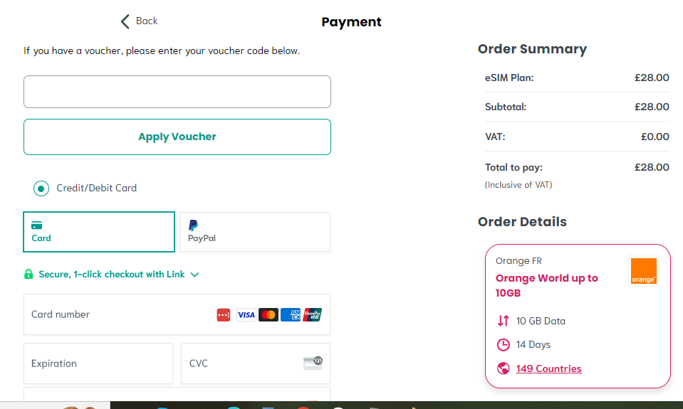 How do I use my Sim Local voucher code?