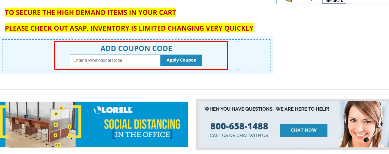How do I use my Bulk Office Supply discount code?