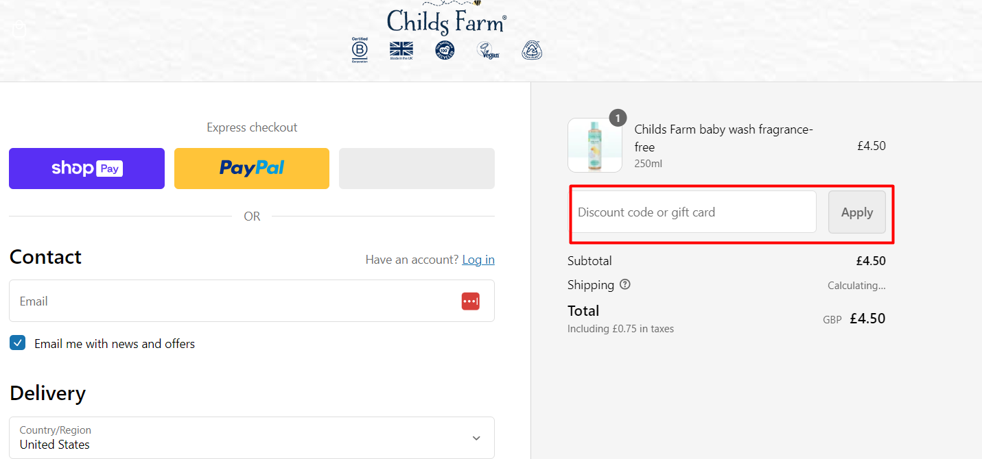 20 Off Childs Farm Discount Code August 2024