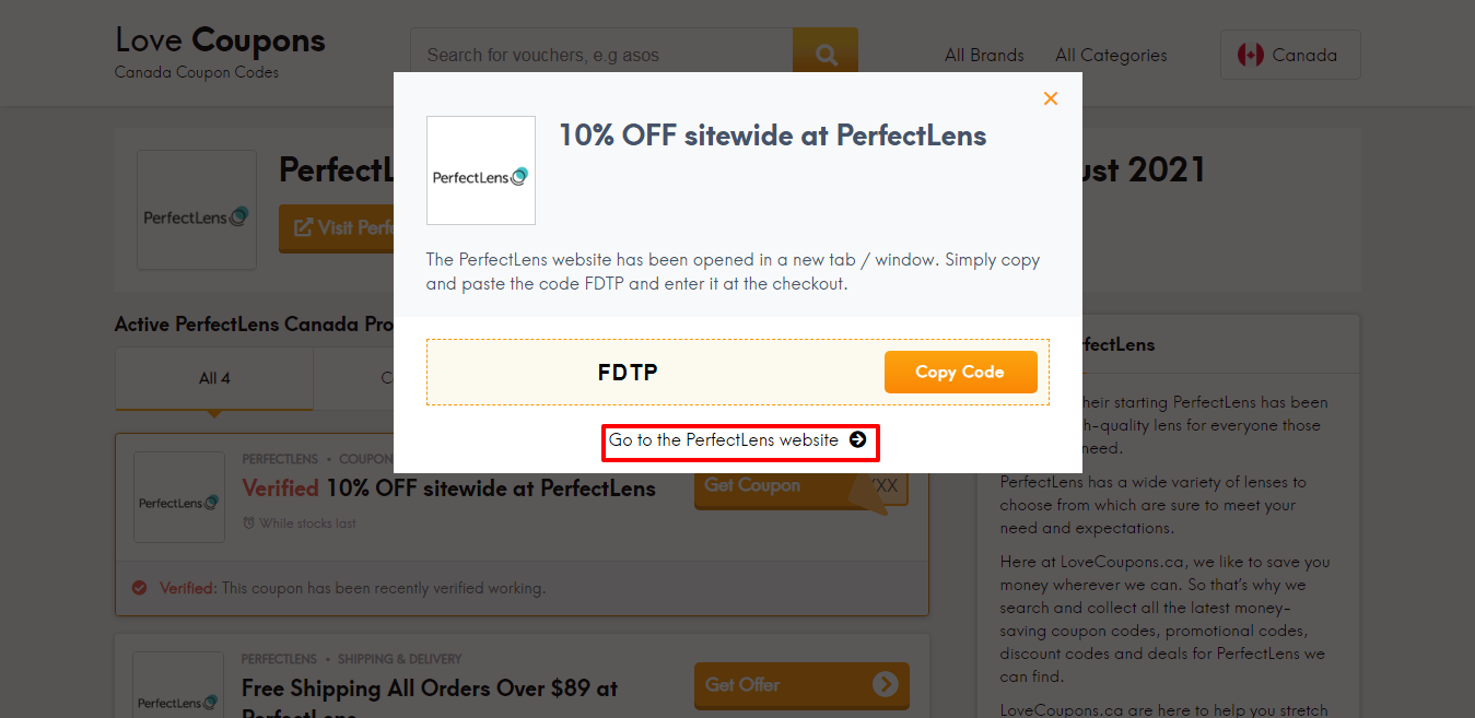 How Do I Use My PerfectLens Discount Code?