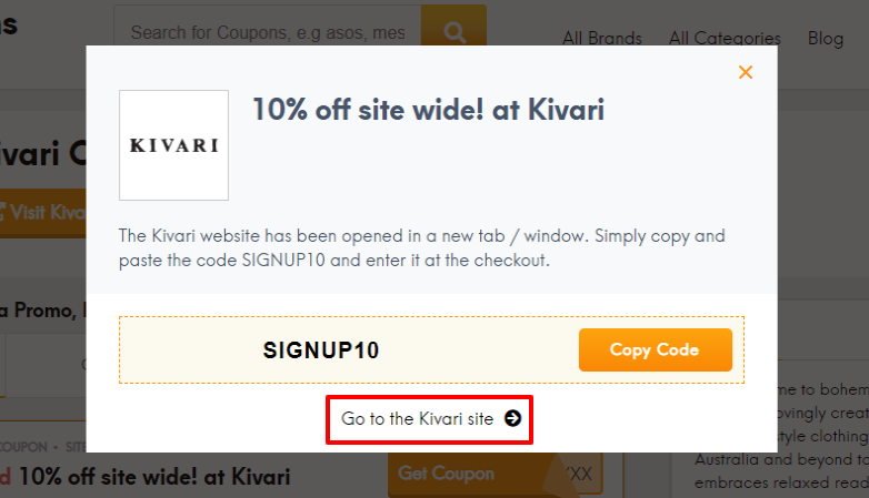 how to use Kivari discount code?