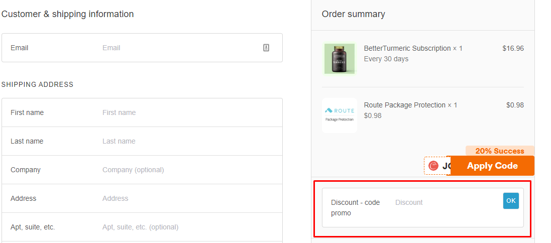 How do I use my Betterbrand discount code?