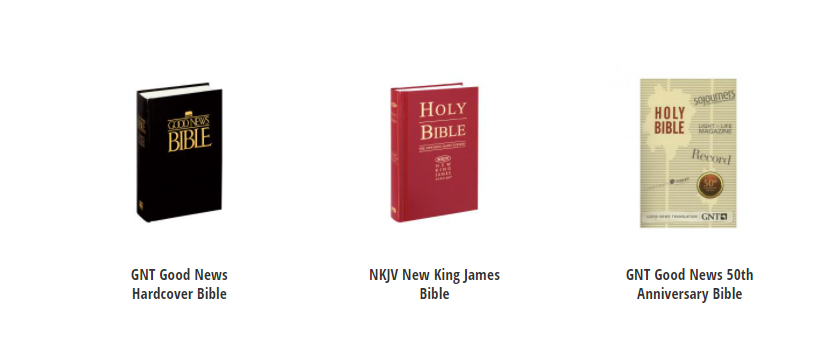 About BIBLES.COM Homepage