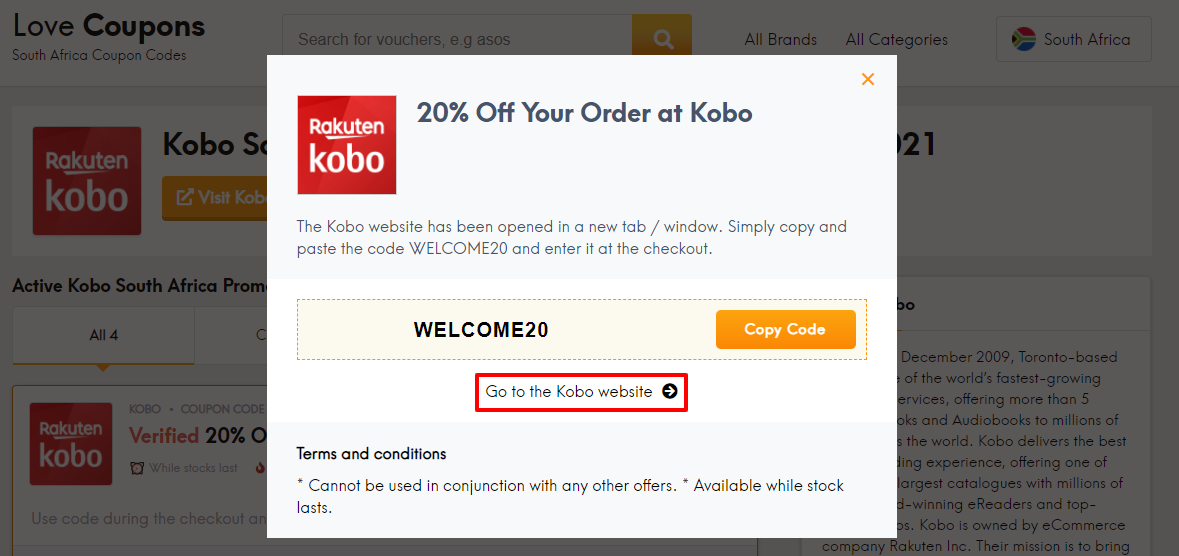 Kobo Offer ZA