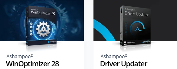 Ashampoo drver update and winoptimizer software solutions