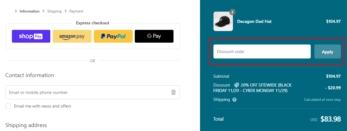 How do I use my SoundSwell discount code?