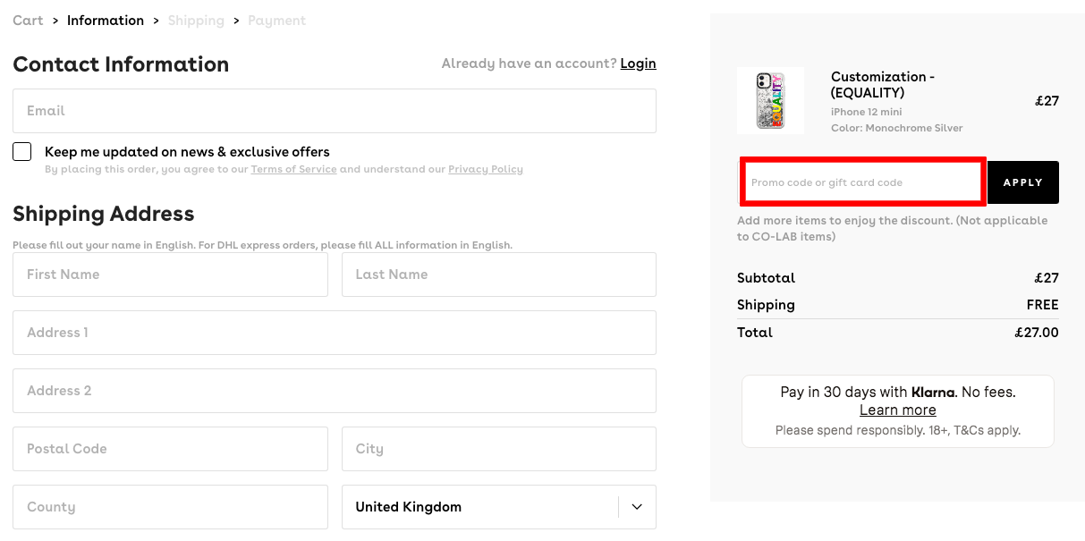 Casetify UK Promo COde
