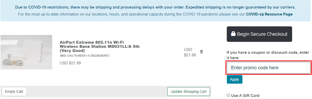 How do I use my UsedPhotoPro coupon code?