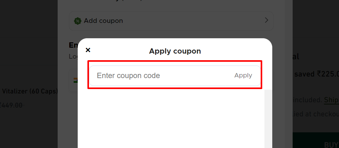 How do I use my Zandu Care coupon code?