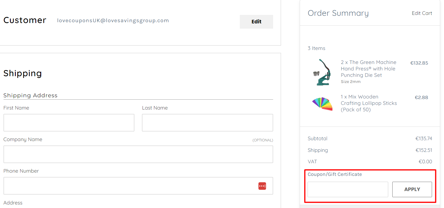 How do I use my Trimming Shop coupon code?