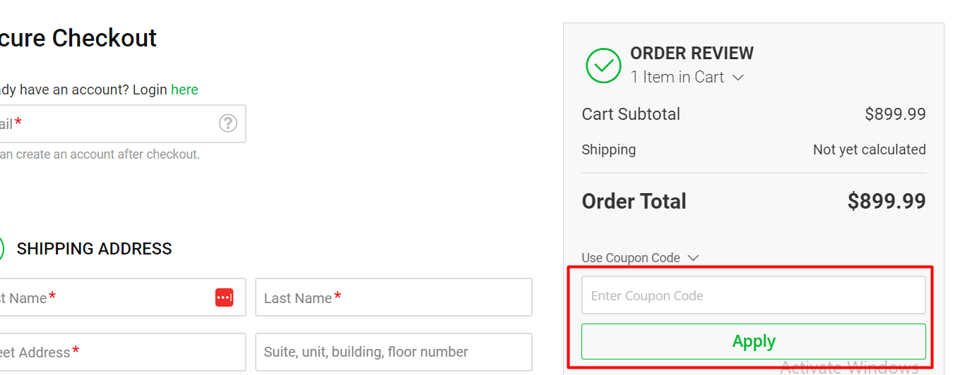 How do I use my Revo America Corp coupon code?