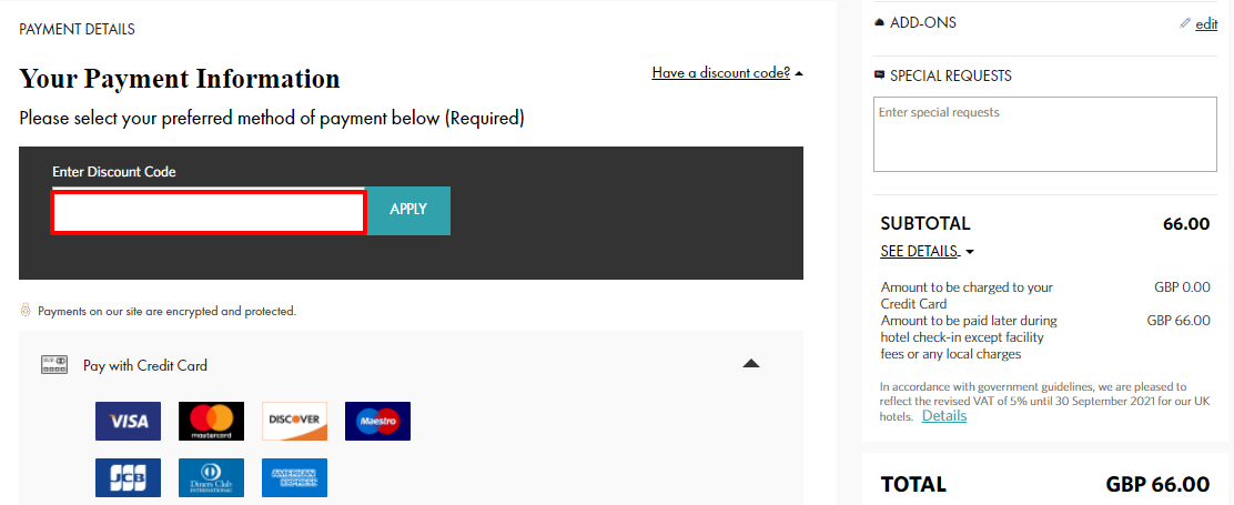 Discount Code
