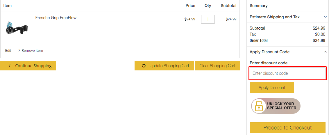 How do I use my Scosche discount code?