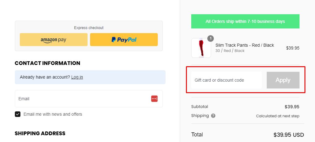 How do I use my Streetwear Official discount code?